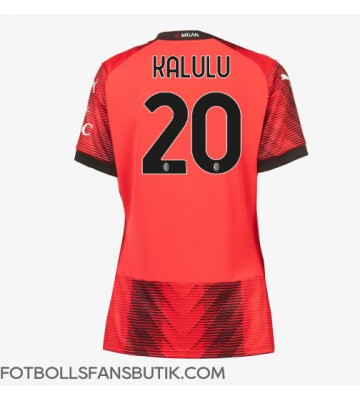 AC Milan Pierre Kalulu #20 Replika Hemmatröja Damer 2023-24 Kortärmad